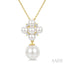 Pearl & Diamond Fashion Pendant