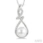 Pearl & Diamond Fashion Pendant