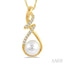 Pearl & Diamond Fashion Pendant