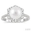 Pearl & Halo Diamond Fashion Ring
