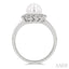 Flower Pearl & Diamond Fashion Ring