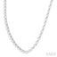 Pearl & Diamond Straightline Fashion Necklace