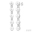 Pearl & Diamond Straightline Fashion Earrings