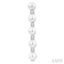 Pearl & Diamond Straightline Fashion Earrings