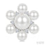 Floral Pearl & Diamond Fashion Earrings