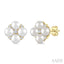 Pearl & Diamond Fashion Earrings