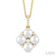 Pearl & Diamond Fashion Pendant