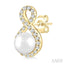 Pearl & Petite Diamond Fashion Earrings