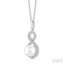 Pearl & Petite Diamond Fashion Pendant