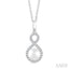 Pearl & Petite Diamond Fashion Pendant