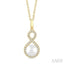 Pearl & Petite Diamond Fashion Pendant
