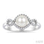 Pearl & Petite Diamond Fashion Ring