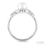 Pearl & Petite Diamond Fashion Ring