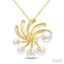 Blossom Pearl & Diamond Fashion Pendant