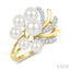 Blossom Pearl & Diamond Fashion Ring