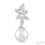 Pearl & Lovebright Diamond Fashion Earrings