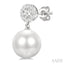 Pearl & Lovebright Diamond Fashion Earrings