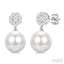 Pearl & Lovebright Diamond Fashion Earrings