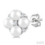 Pearl & Diamond Fashion Earrings