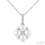 Pearl & Diamond Fashion Pendant