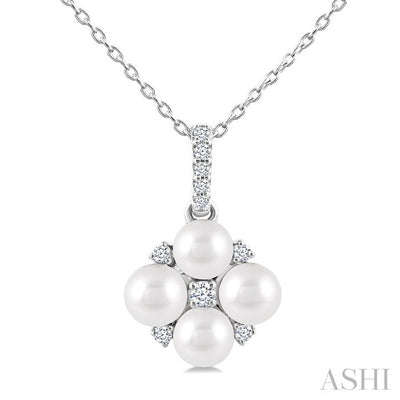 Pearl & Diamond Fashion Pendant