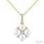 Pearl & Diamond Fashion Pendant
