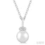 Pearl & Petite Diamond Fashion Pendant