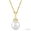Pearl & Petite Diamond Fashion Pendant