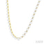 Pearl & Diamond Floral Fashion Necklace
