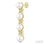 Pearl & Diamond Floral Fashion Earrings