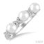 Pearl & Diamond Floral Fashion Band