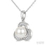 Pearl & Diamond Fashion Pendant