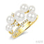 Pearl & Diamond Fashion Ring