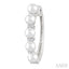 Pearl & Diamond Fashion Hoop Earrings