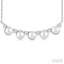 Pearl & Diamond Smile Necklace