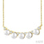 Pearl & Diamond Smile Necklace
