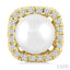 Pearl & Petite Halo Diamond Fashion Earrings