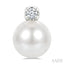 Pearl & Petite Diamond Fashion Earrings