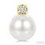 Pearl & Petite Diamond Fashion Earrings