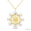 Pearl & Diamond Fashion Pendant