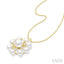 Pearl & Diamond Fashion Pendant