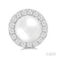 Pearl & Halo Diamond Earrings