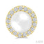 Pearl & Halo Diamond Earrings
