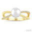 Pearl & Diamond Fashion Ring