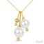 Pearl & Diamond Fashion Pendant