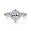 Oval Diamond Three Stone Engagement Ring
