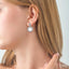 Pearl & Halo Diamond Earrings
