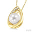 Pearl & Diamond Fashion Pendant