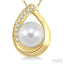 Pearl & Diamond Fashion Pendant