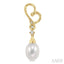 Heart Shape Pearl & Diamond Fashion Earrings